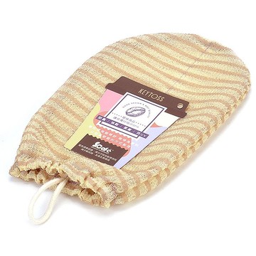 KEYTOSS S.Cafe環保咖啡紗-韓式搓澡手套 (顏色隨機出貨)