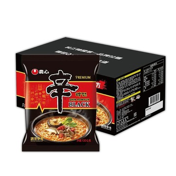 農心 2箱組- 辛拉麵(黑)130公克x8包