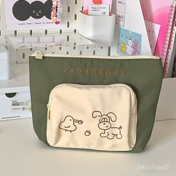 臺灣🚍8H出🉑原創新款化妝包大容量化妝品收納包便攜化妝包可愛日係ins便攜包