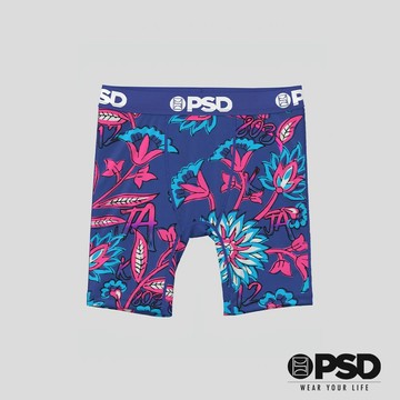 【PSD Underwear 官方旗艦店】JA MORANT- 男童平口四角褲-相對論-藍色