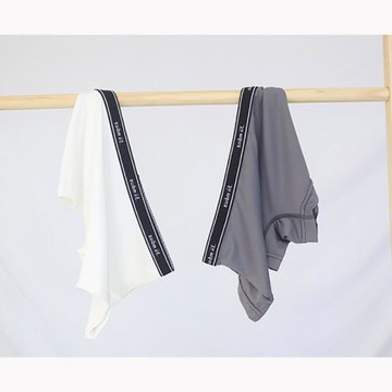 夏季冰絲內褲女女款中性寬邊大碼純色薄款褲頭純棉襠平角三角褲