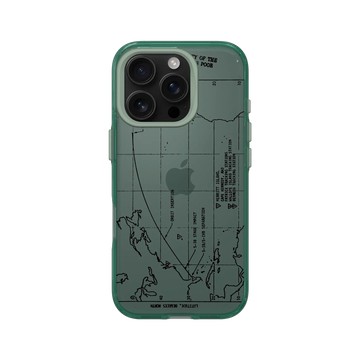 iPhone 16 Pro Clear 憂墨綠 - NASA - 火箭軌跡 (Black)