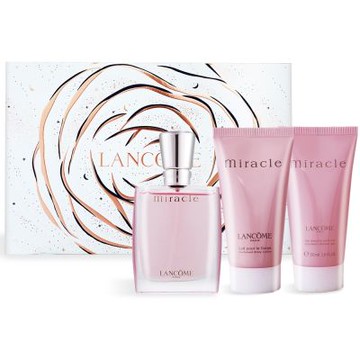 (即期品)LANCOME 蘭蔻 真愛奇蹟禮盒[香水30ml+沐浴露50ml+美體香乳50ml]-期效202606