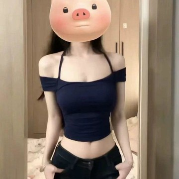 現款免運辣妹性感掛脖露肩短袖T恤女新款夏季純慾短款一字領修身上衣MEYZ@