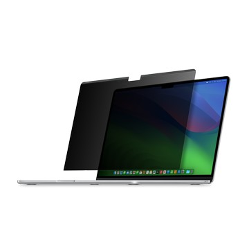 Kensington UltraThin 磁性螢幕防窺片，適用於 15 吋 MacBook Air