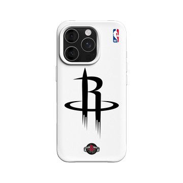 iPhone 16 Pro SolidX 白 - NBA - B&W-休士頓火箭 Houston Rockets B&W
