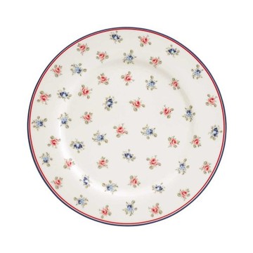 丹麥GreenGate Hailey white餐盤 25.3cm