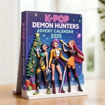 新品韓流惡魔獵人blakpink降臨節日盲盒聖誕樹裝飾亞克力掛件