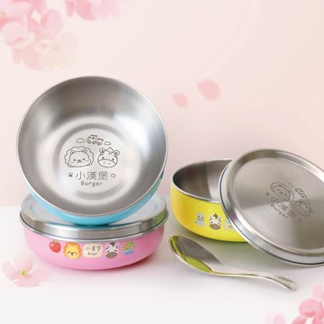 客製化繽紛三色碗 夢想小火車【綜合】