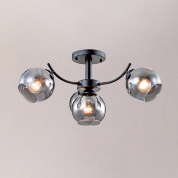 E27工業風半吸頂三燈 C16-13-63235