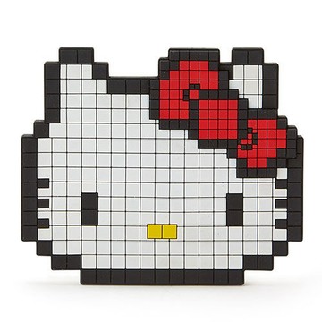 【震撼精品百貨】Hello Kitty 凱蒂貓~HELLO KITTY趣味點陣系列大臉造型矽膠鏡