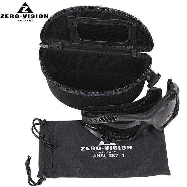 ミリタリーゴーグル ZERO VISION ゼロビジョン ZV-101BK-SM タクティカルゴーグル サバゲー サバイバルゲーム 装備 眼鏡 メガネ ブランド