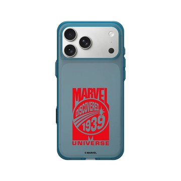 iPhone 17 Pro Max Clear (相機按鈕) 夜幕藍 - 迪士尼-漫威 Marvel - 漫威-復古宇宙標誌