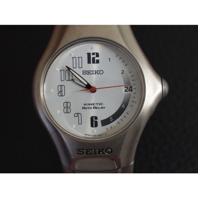 レア Jorg Hysek ヨルグイゼックデザイン SEIKO セイコー KINETIC キネティック アークチュラ 腕時計 型式:  5J22-0A90 管理No.13425 | LINEブランドカタログ