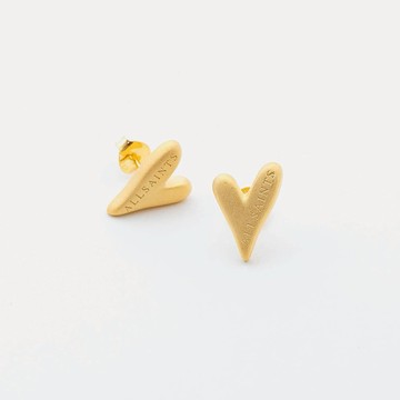 【ALLSAINTS 官方直營】女裝 ELASTIC HEART 耳針 AJ192E-6414