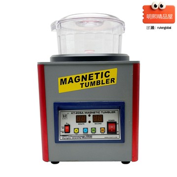 【數顯精拋】磁力拋光機 研磨機 打磨機 去毛刺機 金屬首飾拋光 電磁式 臺式設計 適用於首飾五金零件加工