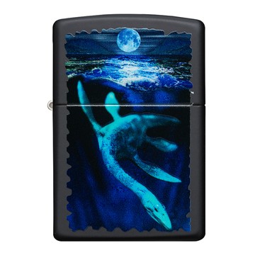 Zippo 【官方授權店】尼斯湖水怪(黑色螢光)防風打火機