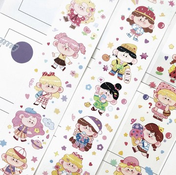 元氣少女天天卷 PET 和紙膠帶 台灣製 10米卷