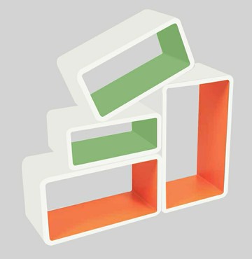 典雅E1長方格置物架/厚度1.8cm