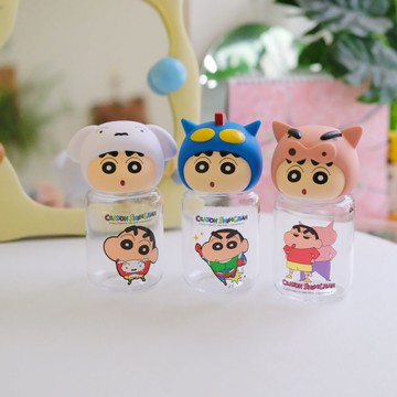 《蠟筆小新》＼治癒日常／｜公仔迷你Tritan水瓶 收納罐