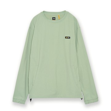 5th STREET｜山形｜中性｜寬版設計長袖T恤｜青綠色