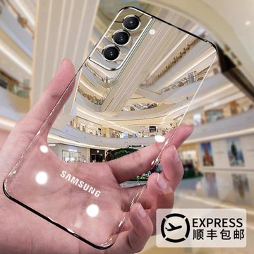 【沄衫】適用于三星s21ultra手機殼新款s21超薄透明無邊框s21十高檔防摔s21plus男女保護套galaxys21+敏