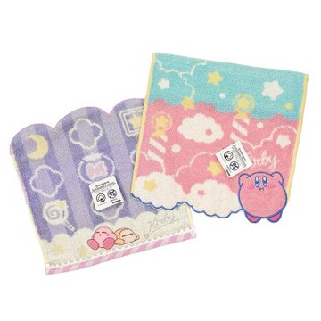 日本丸真 星之卡比 造型純棉小方巾