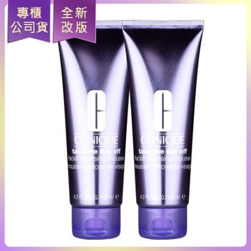 CLINIQUE倩碧 紫晶二合一洗卸泡沫慕絲125mlx2(公司貨)