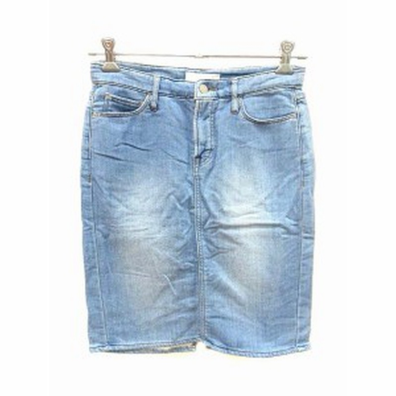 中古 コラージュ ガリャルダガランテ Collage Gallardagalante スカート デニム 台形 ひざ丈 1 青 ブルー Yk レディース 通販 Lineポイント最大1 0 Get Lineショッピング