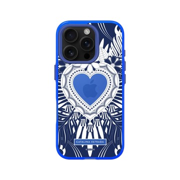 iPhone 16 Pro Clear 激光藍 - Catalina Estrada - Blue Heart
