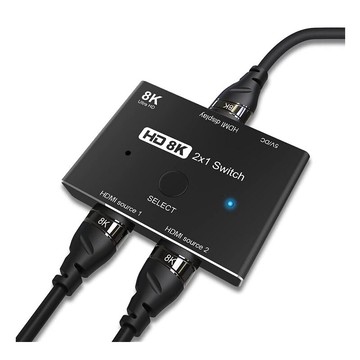 [2美國直購] CABLEDECONN HDMI 超高清 8K 轉換器 2進1出 Xbox PS5 B08PKJZ7QB