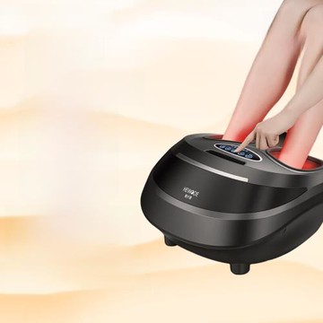 赫沃德足療機足部按摩器全自動抖腿足底腳底腳部全包裹按摩儀足療