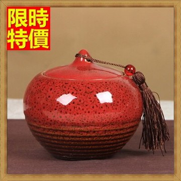 茶葉罐收納罐花茶罐-窯變釉存放密封保鮮陶瓷茶葉罐泡茶品茗用品3色69ab32【獨家進口】【米蘭精品】