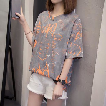 A3純棉寬鬆時尚休閒上衣-預購