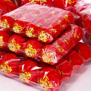 紅燈籠吊掛飾懸掛小燈紅色簡約房間植絨用品場景春節裝飾布置吊飾1入