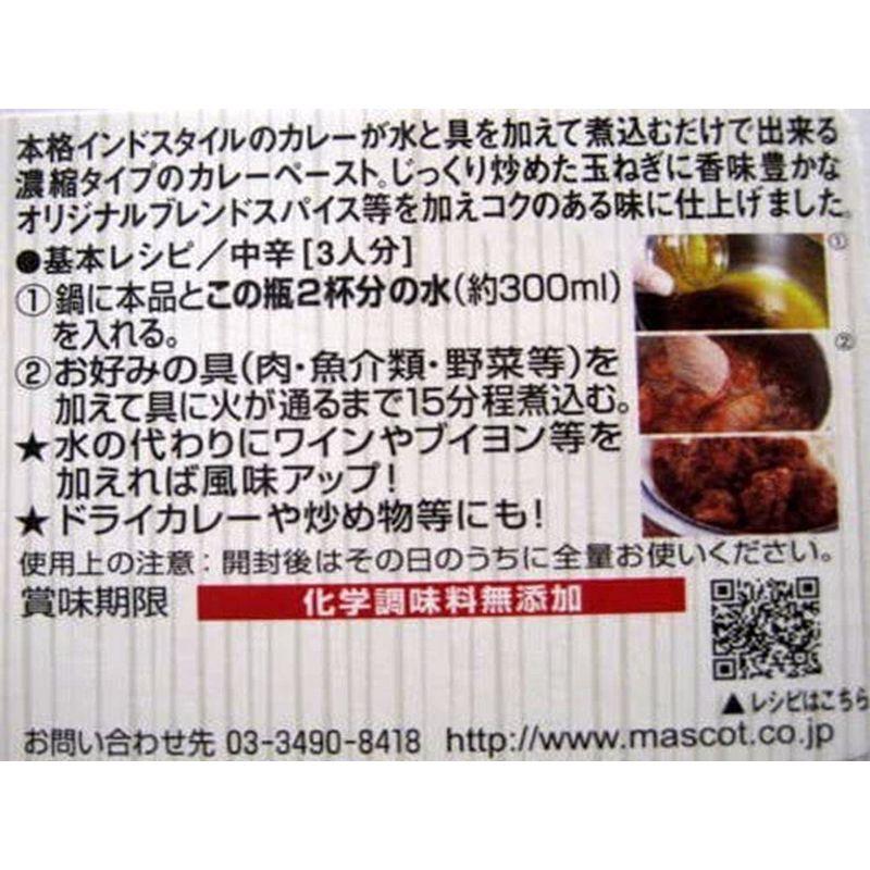 マスコット 印度の味 中辛 180g