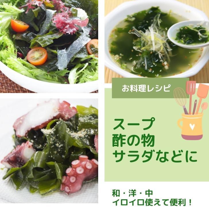 九州産 カットわかめ 100ｇ 送料無料 国産 乾燥わかめ カットワカメ 若布 無添加 無着色 チャック付き袋入 お徳用 乾物 スープ 味噌汁 サラダ