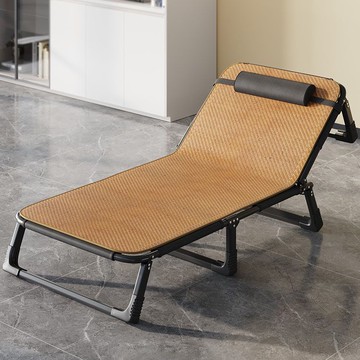 低價開發票 躺椅 折疊床簡易涼席單人床辦公室夏季午休神器成人便攜午睡椅醫院陪護S060快速出貨