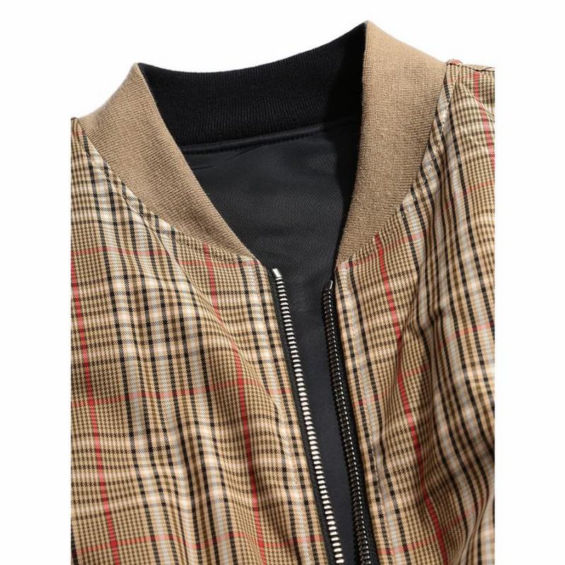 バーバリー メンズ ブルゾン BURBERRY リバーシブル チェック