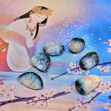 冰川石拋光小寶石1030-1~6 ~平靜敞開的天然之藥 (阿賽斯特萊公司)