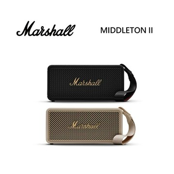 Marshall Middleton II 古銅黑 奶油白 二代 攜帶式藍牙喇叭 台灣公司貨