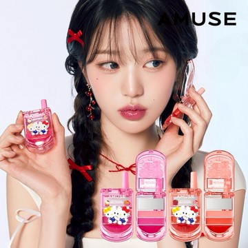 【AMUSE】 HELLO KITTY 聯名手機造型唇頰盤 張員瑛同款 魔羯座生日禮物