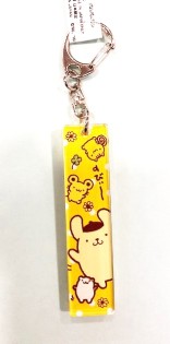 【震撼精品百貨】Pom Pom Purin 布丁狗~布丁狗壓克力鑰匙圈-長條#97071