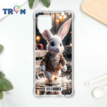 TRON 三星 A42 湖面上的動物們 四角防摔載具殼 軟殼 手機殼