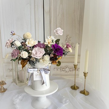 SEE 看見花藝設計 | 永生花 | 玫瑰 |  迷人不凋玫瑰擴香瓶