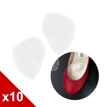 糊塗鞋匠 優質鞋材 D10 GEL前掌墊  (10雙/組)