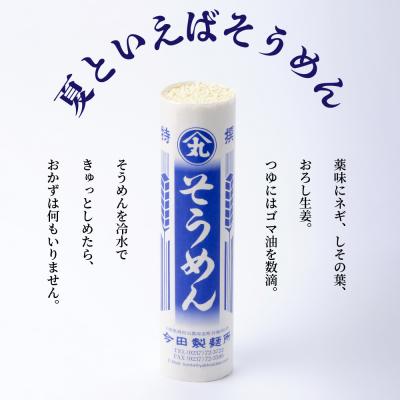 ふるさと納税 河北町 ギンギンそうめん、ひやむぎ〜んセット(54人前　280g×18把)　今田製麺