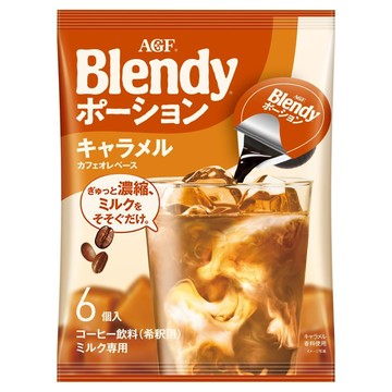 AGF Blendy 濃縮咖啡球 焦糖風味  18g  6個  1袋