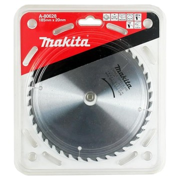Makita 牧田 台灣公司貨 鎢鋼鋸片 A-80628 1.6/185 x 20 x 40T  1個
