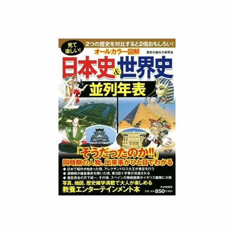 オールカラー図解 日本史 世界史並列年表 歴史の読み方研究会 著者 通販 Lineポイント最大0 5 Get Lineショッピング